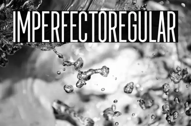 ImperfectoRegular Caratteri examples