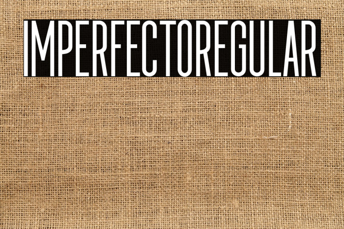 ImperfectoRegular Example 2