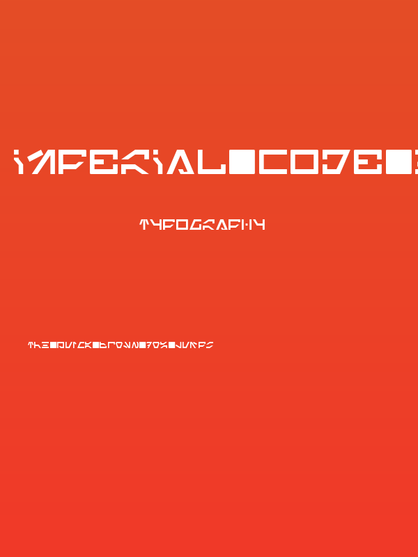 Imperial Code 2 Poster