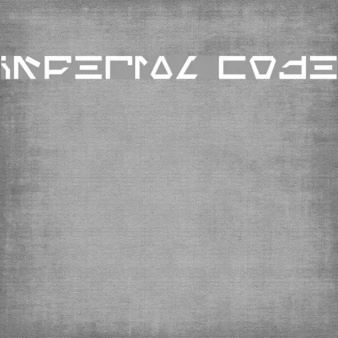 Imperial Code Font examples
