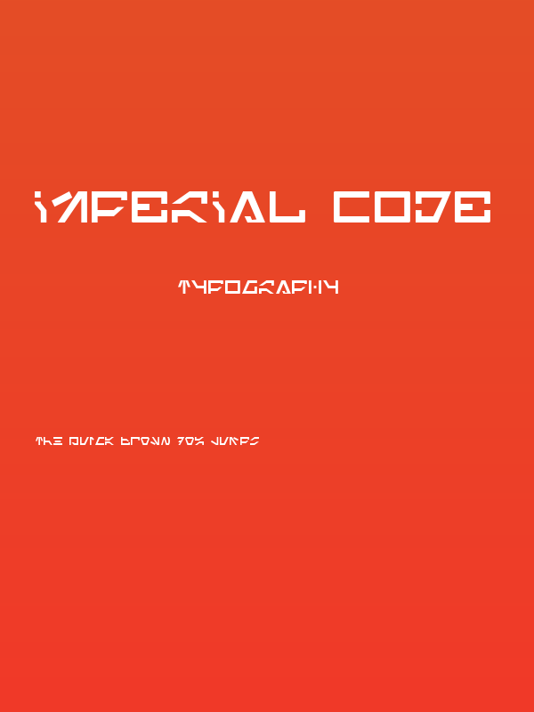 Imperial Code Poster