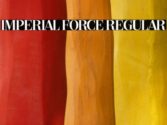 Imperial Force Regular Example 2