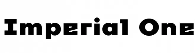 Imperial One  Fuentes Gratis Descargar