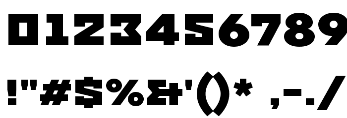 Imperial One Font OTHER CHARS