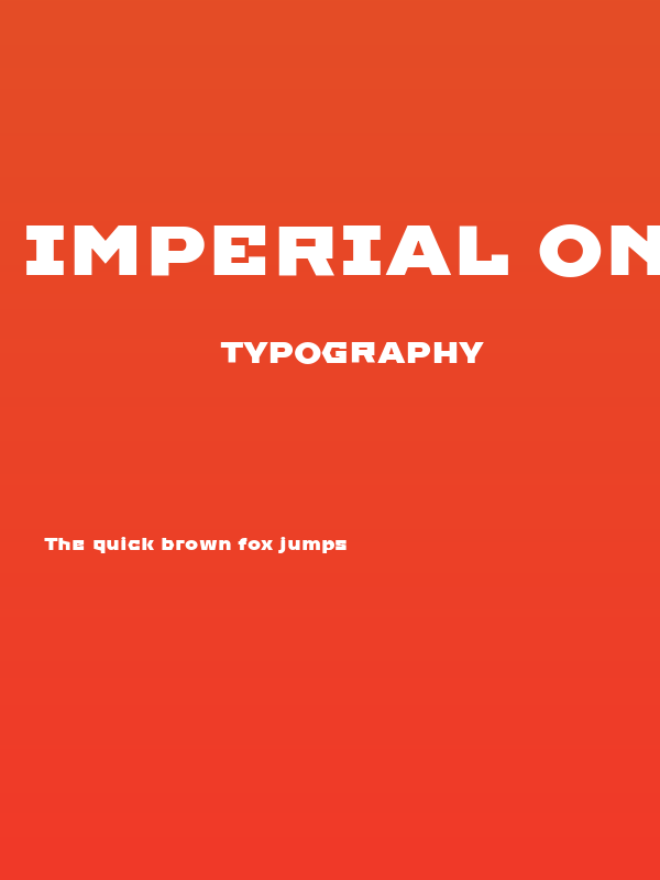Imperial One Poster