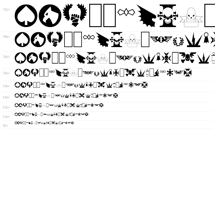 Imperial Symbols Waterfall