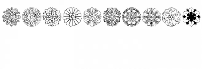 ImperioRomano Medium Font OTHER CHARS