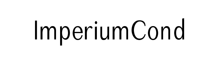 ImperiumCond Font