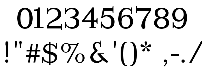 ImperiumLatineSerif Font OTHER CHARS