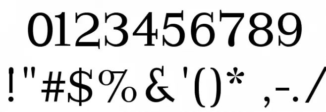 ImperiumLatineSerif Font OTHER CHARS