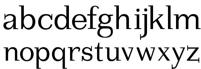 ImperiumLatineSerif Font LOWERCASE