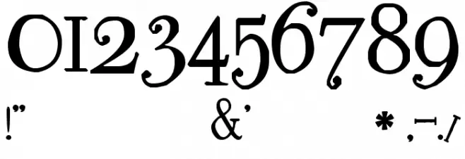 Impervious Font OTHER CHARS