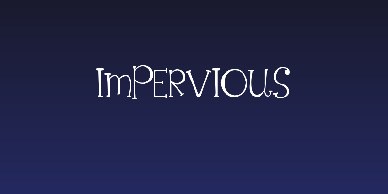 Impervious Social Header