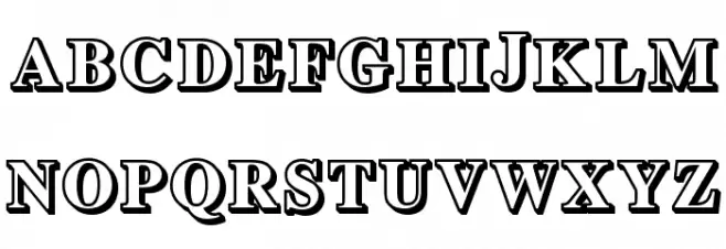 Important Regular Шрифта ВЕРХНИЙ