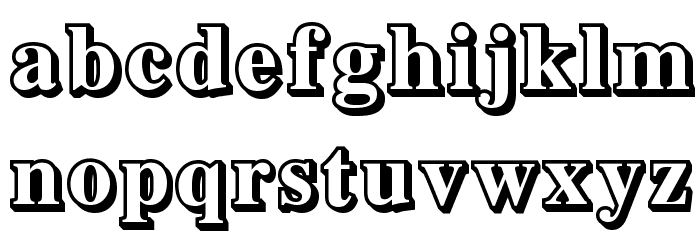 Important Regular Font LOWERCASE