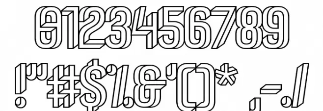 Imposible Regular Font OTHER CHARS