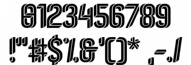 Imposible Regular Font OTHER CHARS