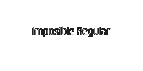 Imposible Regular Logo