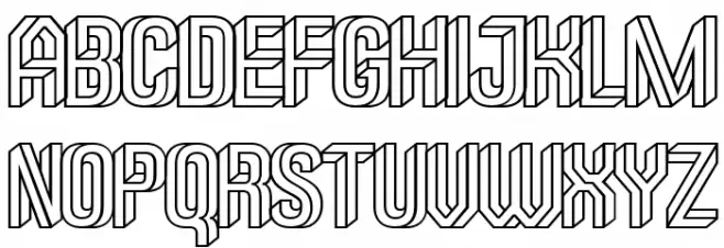 Imposible Regular フォント 大文字