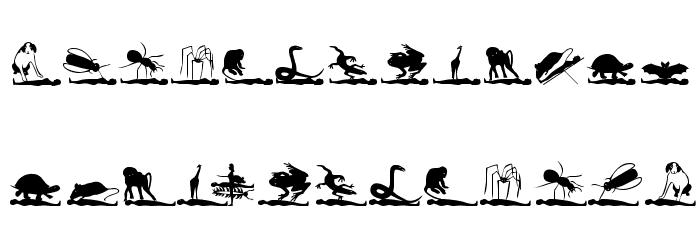 Impossibile Font LOWERCASE
