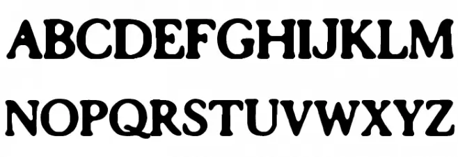 Impossibilium BRK Schriftart Groß