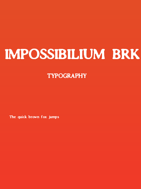 Impossibilium BRK Poster