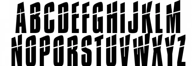 Impossible - 0 minus 30 Шрифта ВЕРХНИЙ