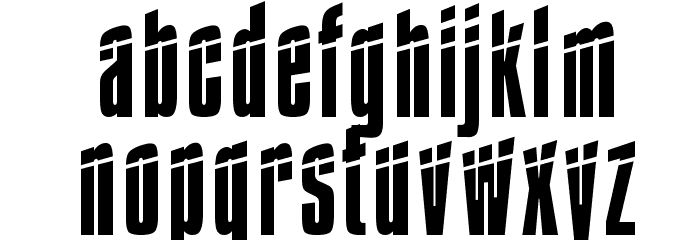 Impossible - 0 minus 30 フォント 小文字