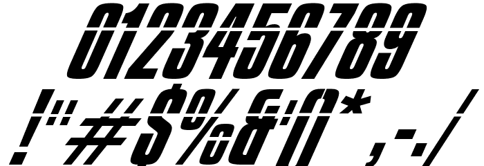 Impossible - 050 Font OTHER CHARS