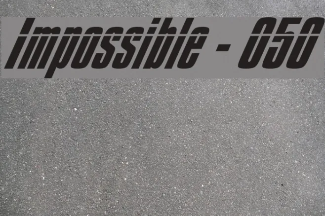 Impossible - 050 Example 2