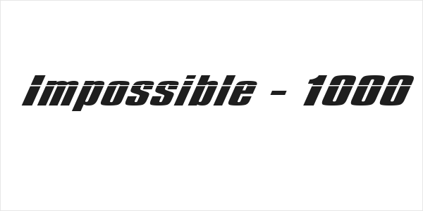 Impossible - 1000 Logo