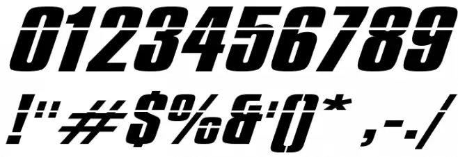 Impossible - 500 Font OTHER CHARS