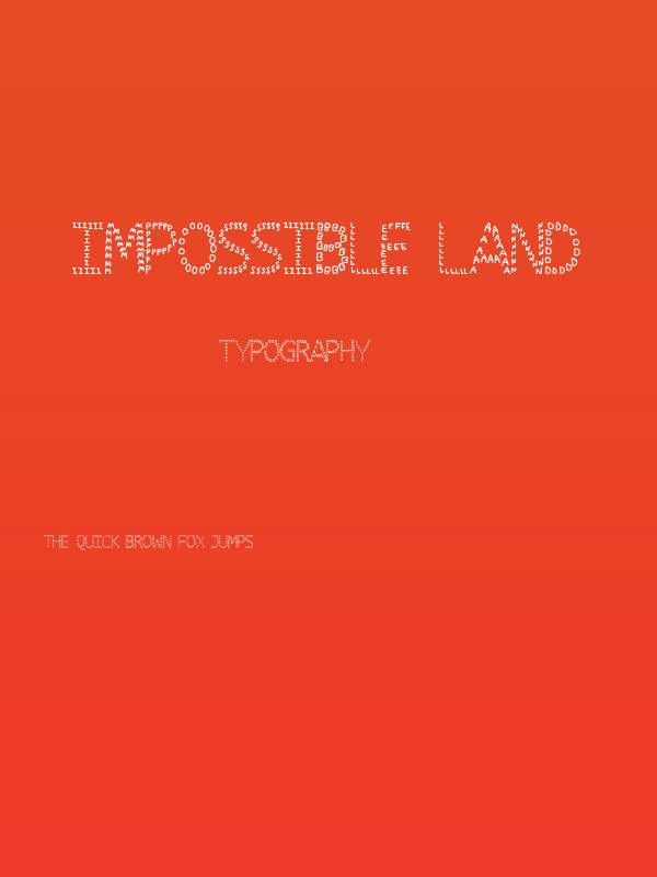 Impossible Land Poster