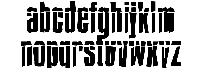 Impossible - Selfdestruct Font LOWERCASE