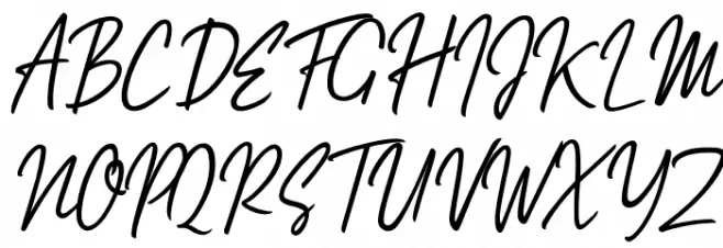 Impossible Шрифта ВЕРХНИЙ