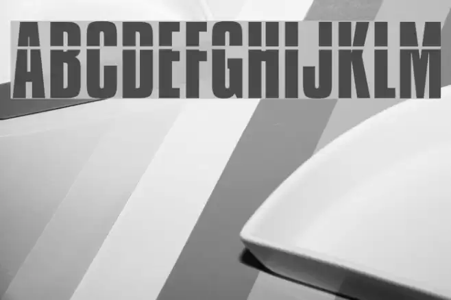 Impossible Font examples