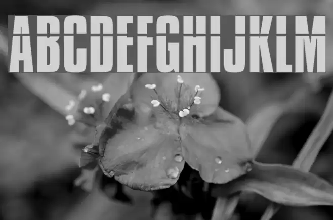 Impossible Font examples