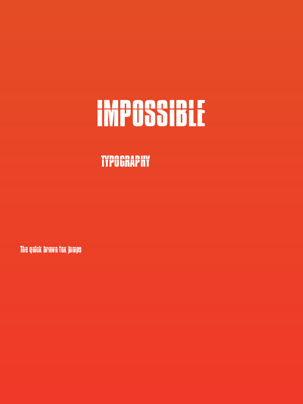 Impossible Poster