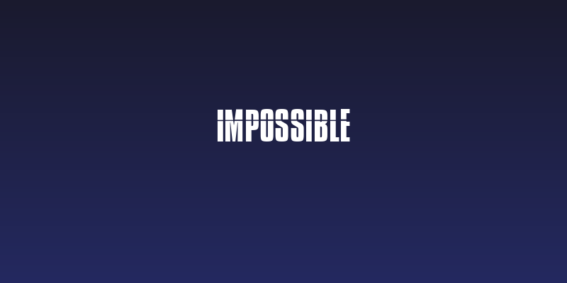 Impossible Social Header