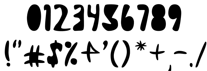 Impractical Ink normal Font OTHER CHARS