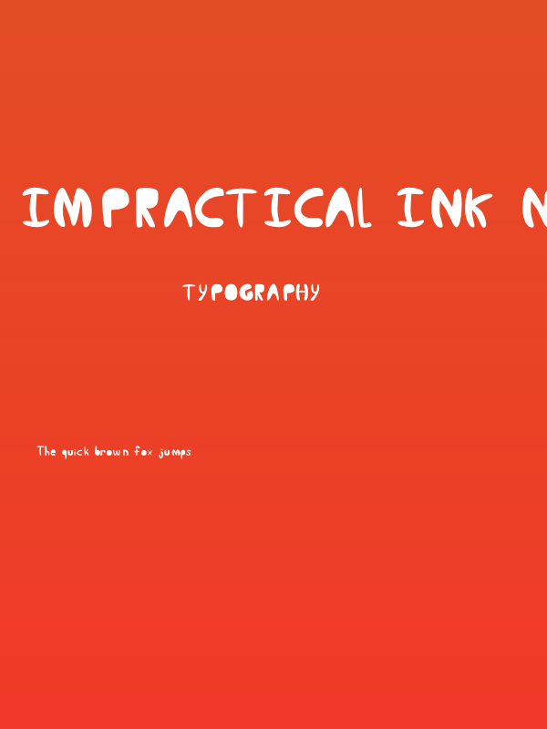Impractical Ink normal Poster