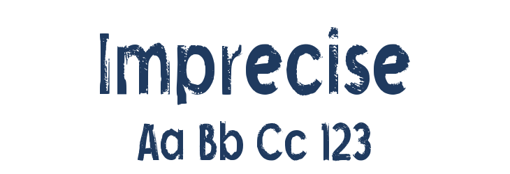 Imprecise Font Preview