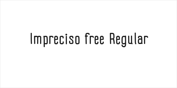 Impreciso free Regular Logo