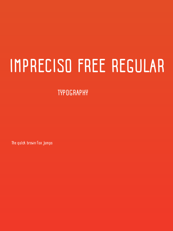 Impreciso free Regular Poster