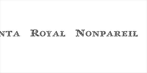 Imprenta Royal Nonpareil Trash Logo
