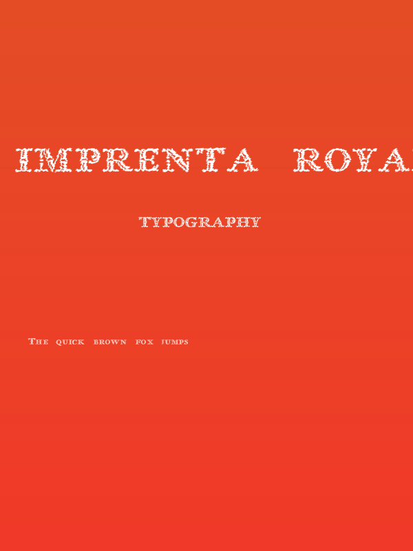 Imprenta Royal Nonpareil Trash Poster