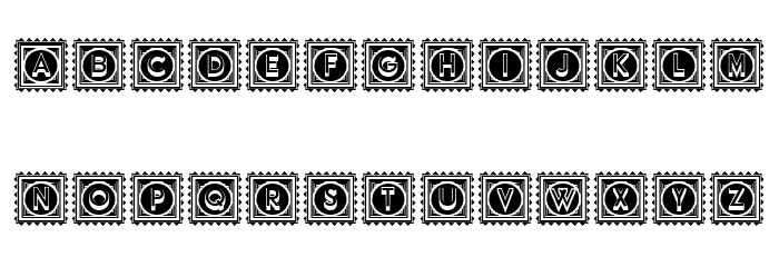 Impression Light Negative Regular Font LOWERCASE