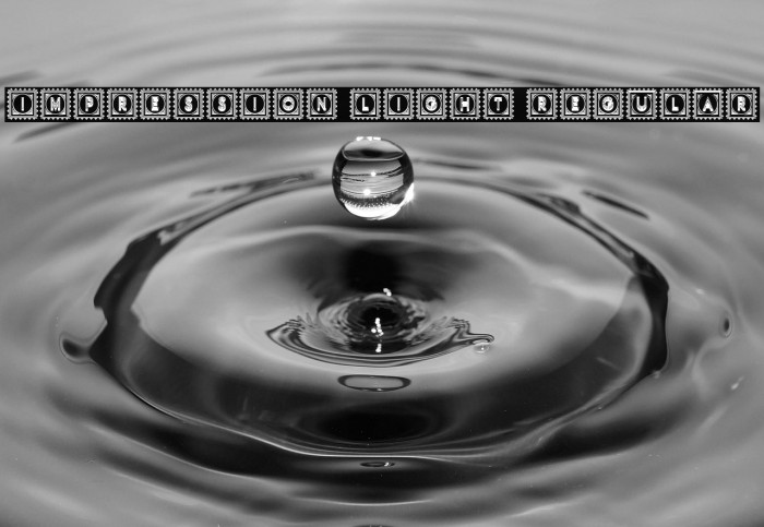 Impression Light Regular Example 1