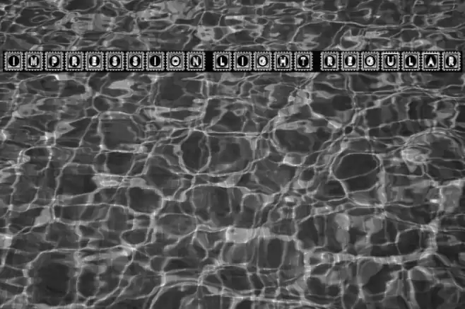 Impression Light Regular Font examples