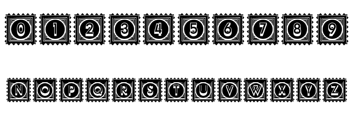 Impression Negative Regular Font OTHER CHARS